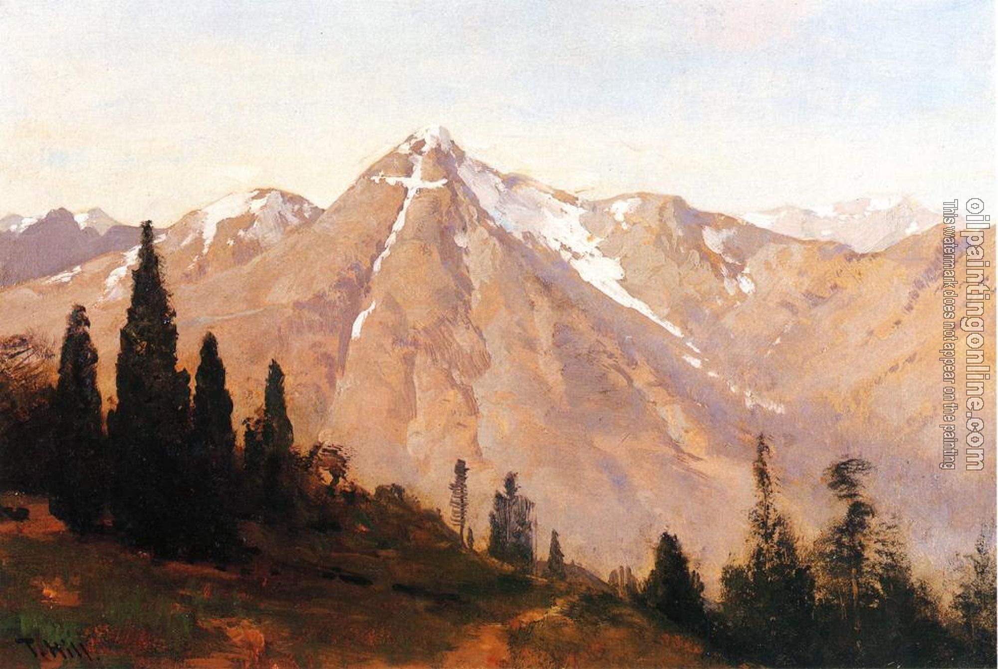 Thomas Hill - Mountain of the Holy Cross
